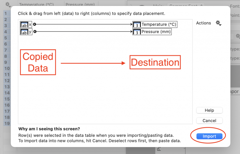 Confirm Destination of copied data